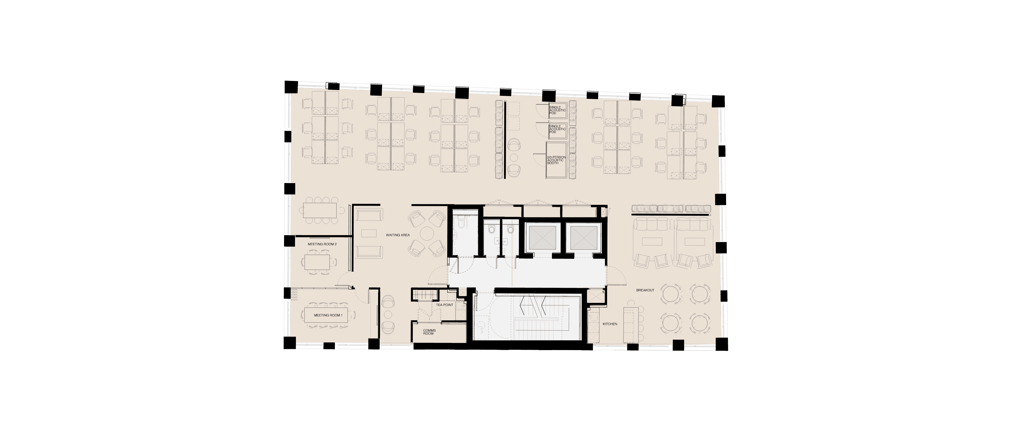 Fitted 2nd Floor floor plan