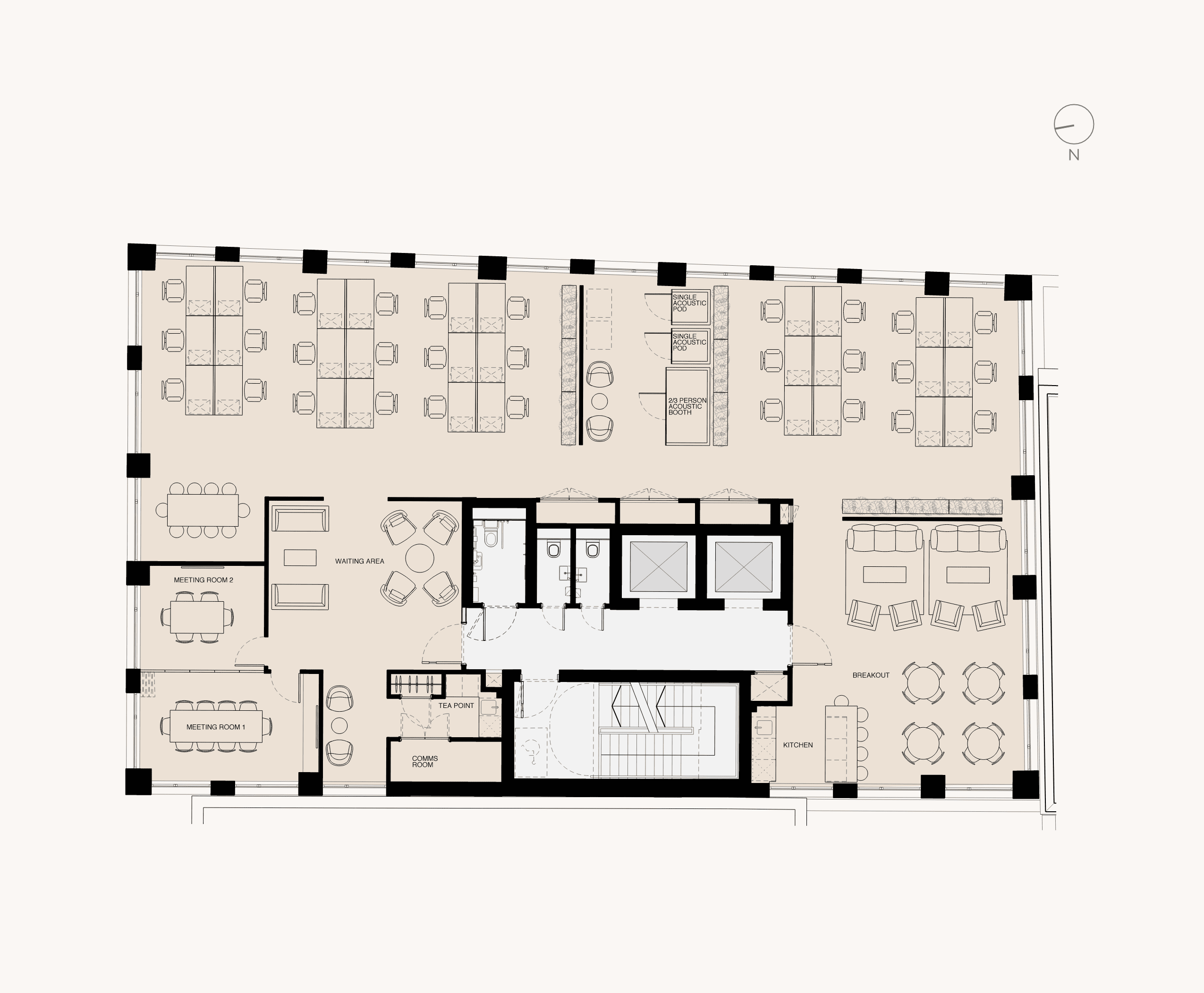 2nd Floor Fit-Out Plan